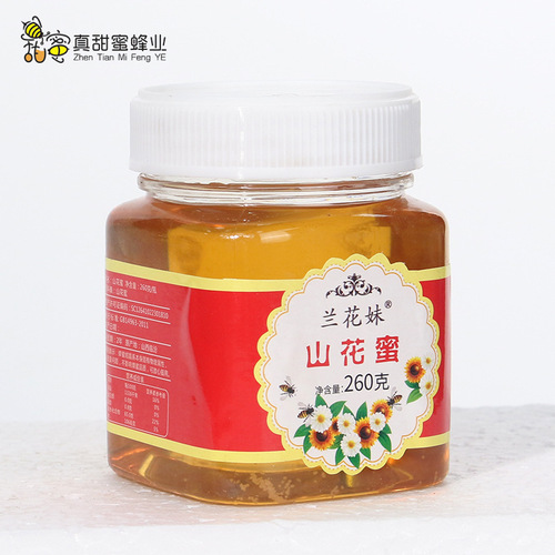 Farm self-produced liquid honey 260g honey mountain flower honey convenient packaging hundred flower honey wholesale bee products