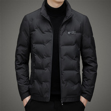冬季男式轻薄羽绒服外套中年商务休闲高端防寒男保暖羽绒服男装