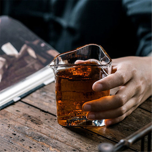 Exported to Japan, Wuyu Lanyue Fair Cup, handmade heat-resistant glass uniform cup, Taoist tea set, simple texture