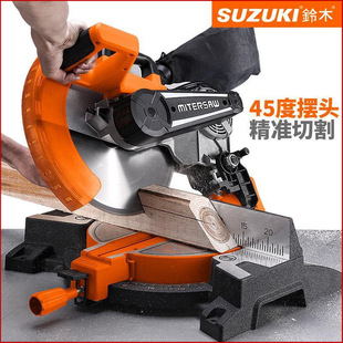 Suzuki 10 inch 12 inch swing head belt type aluminum sawing machine 45 degree aluminum machine high precision aluminum multi-function cutting machine