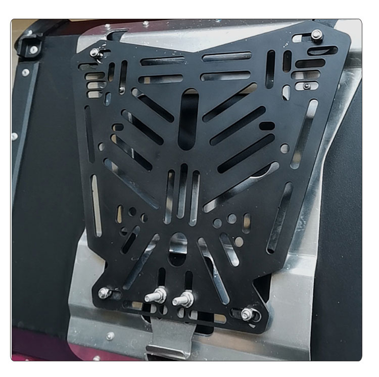 Aluminum Alloy Stainless Steel Tail Box Quick Release Base Electric Vehicle Bottom Plate Transfer Installation Connection Adjustable Hole Position Accessories