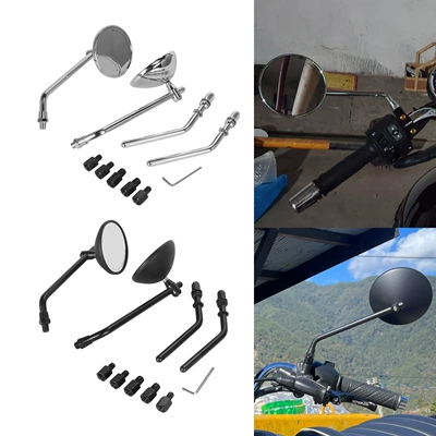 Motorcycle rearview mirror Round Mirror Rearview Mirror