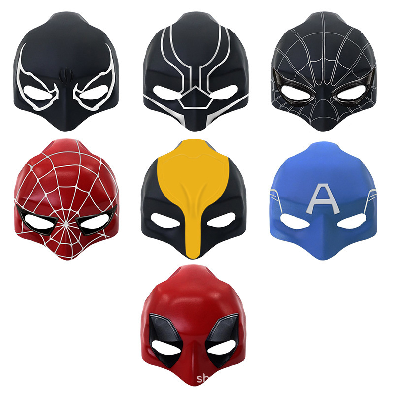 Mascotas gatos máscaras Vengadores disfraz de mitad cara máscara de ojos animación película y televisión props de juego de rol transfronterizos Amazon