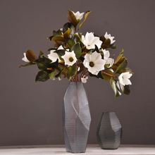 厂家直销家居装饰餐桌花仿真玉兰花仿真花批发手感单枝大玉兰跨境