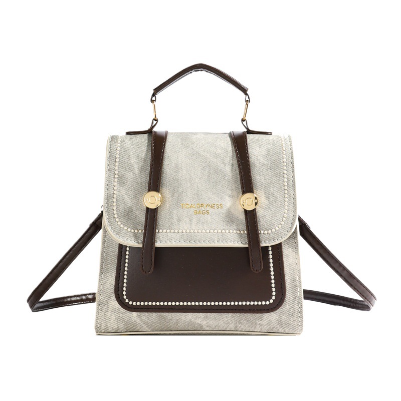 Women's Commuter Backpack Retro Style Versatile Crossbody Bag_voghion.com