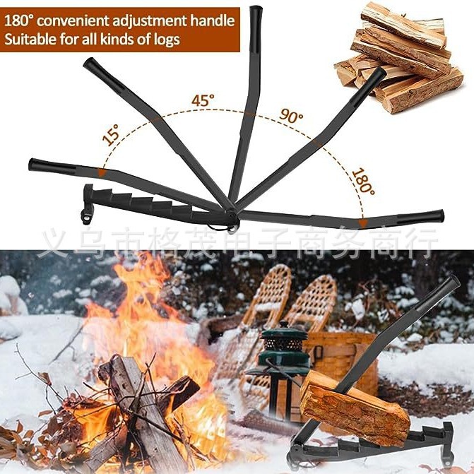 Amazon divisor de leña acero al manganeso divisor de leña camping manual leña picar leña cortar leña romper leña chopper