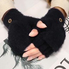 ぬいぐるみ手袋、クロスボーダー冬用手袋、学生用暖かいフリップ手袋、アウトドア用手袋、厚手の防寒手袋、ネットセレブのホットスタイル