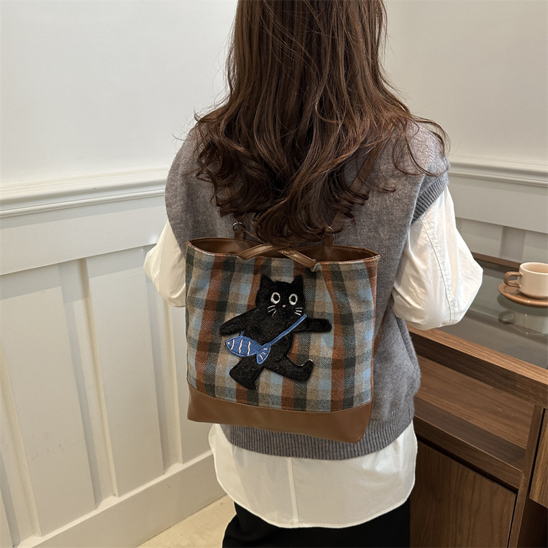 Bolsa de viaje de trabajo casual para mujeres de gran capacidad 2024 nuevo otoño y invierno versátil mochila de hombro multifuncional