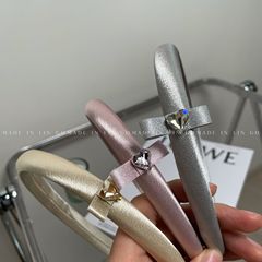 韓版新款水鑽粉色發箍髮夾簡約百搭網紅頭箍顯臉小髮飾ins頭飾女