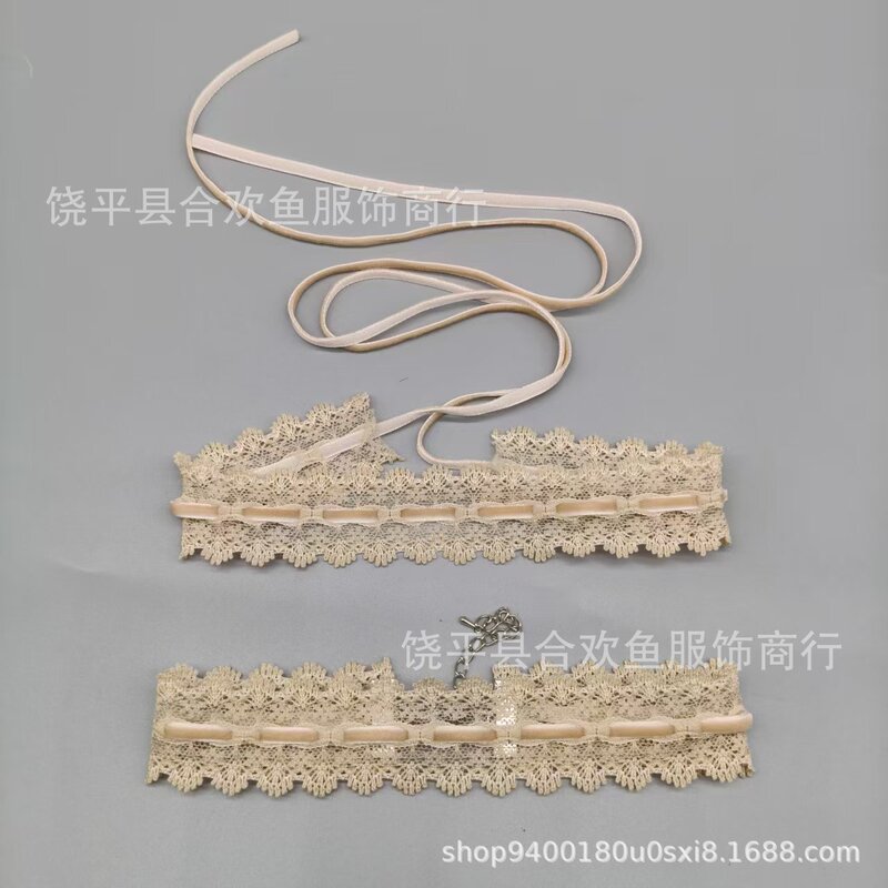 Lace-Up Lace Choker Neck Strap Without Buckle Neck Collar Wide-Brimmed Neck Strap Without Metal Cover Neck Pattern Collar for Women Lace-Up Lace Choker Neck Strap Without Buckle Neck Collar Wide-Brimmed Neck Strap Without Metal Cover Neck Pattern Collar for Women