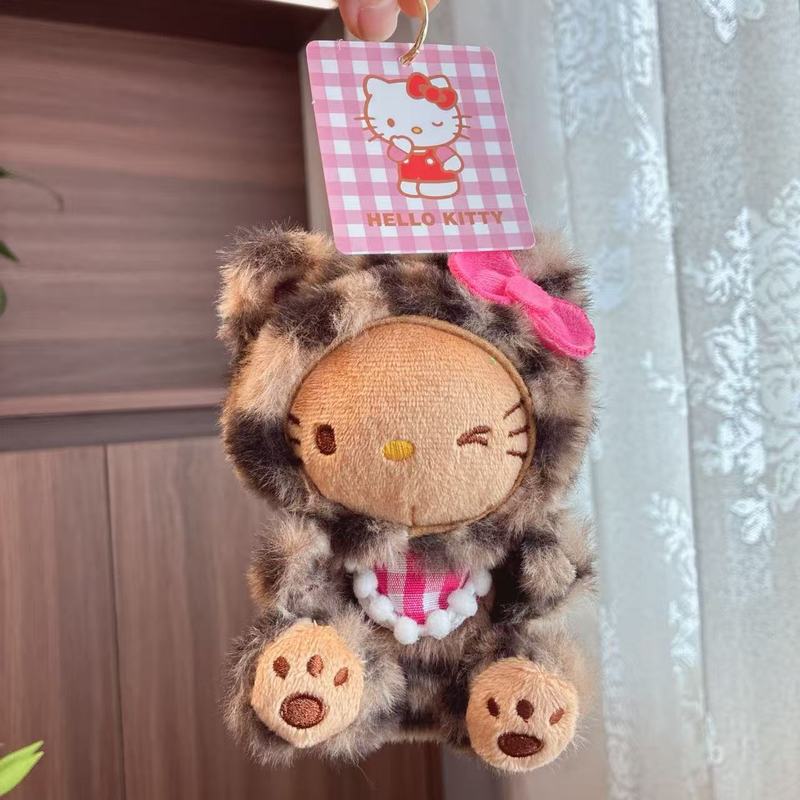 网红可爱萌kt猫挂件毛绒玩具公仔小猫咪包包挂饰钥匙扣布娃娃玩偶|undefined