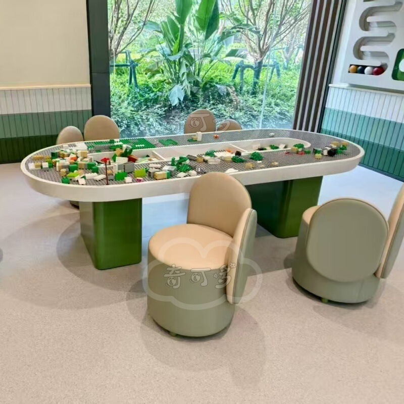 Chicodo Kidsren's Building Blocks Tables and Chairs Environmentally Friendly Large Particle Educational Toys Table Puzzle Table Game Table Wooden Early Education Table Chicodo Kidsren's Building Blocks Tables and Chairs Environmentally Friendly Large Particle Educational Toys Table Puzzle Table Game Table Wooden Early Education Table