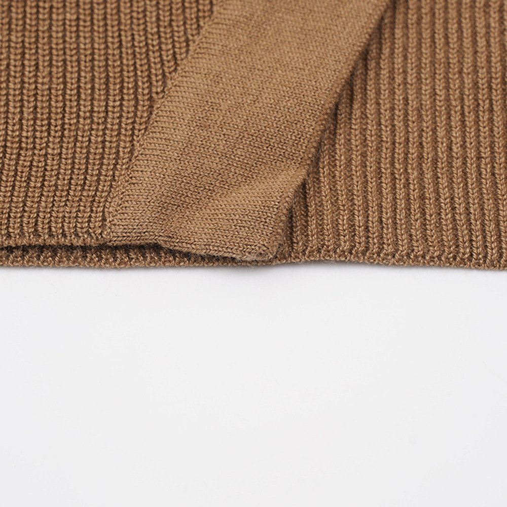 Women's Designer Knitted Sweater Slimming Pullover Knit Top_voghion.com