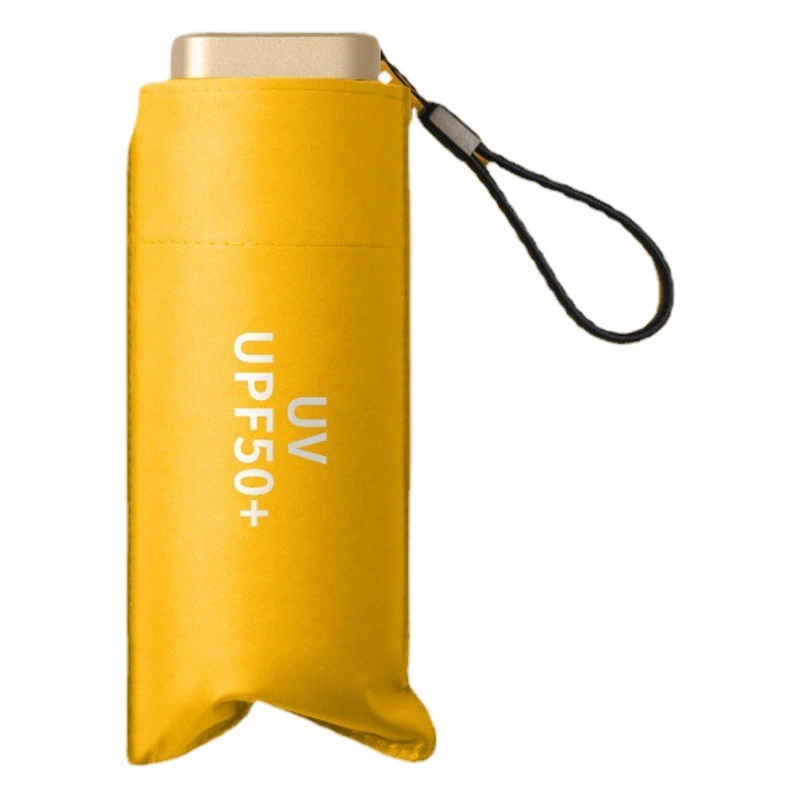 Зонт Flat 50% off ультралегкий мини-зонт, зонт от солнца, капсульный зонт, черное покрытие, защита от солнца, карманный зонт, оптом