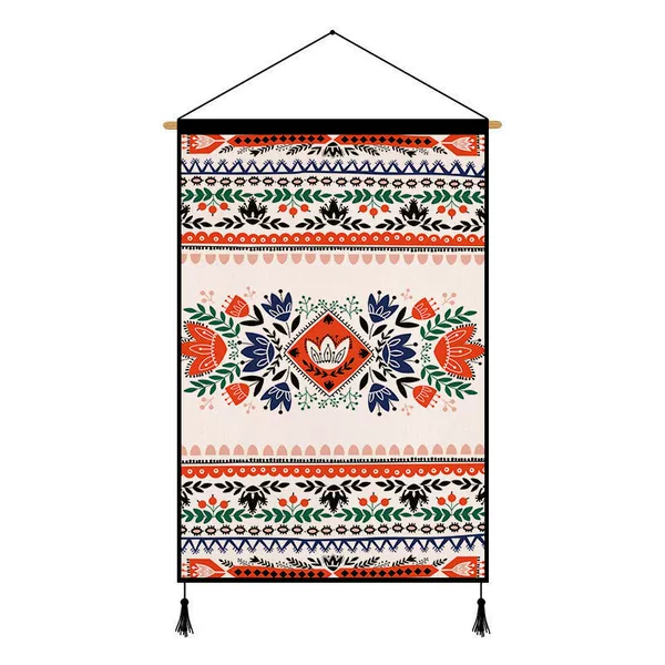Flower-shaped, ethnic