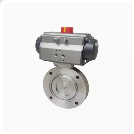 不锈钢 真空气动蝶阀GIU-40 DN40 50 100  福兴良工