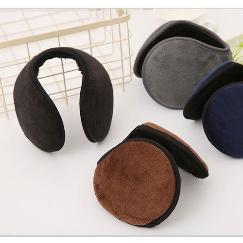 Winter and Autumn Fleece-lined Thick Plush Ear Muffs for Men and Women, Large Crystal Fleece Ear Protectors, Warm Ears Winter Warm-up Riding