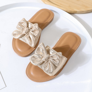 Cross-border 2025 summer girls' slippers fashion new online famous waterproof thick bottom slipper casual sandals