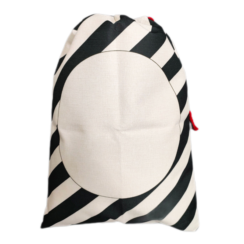 대형 블랙 사선 스트라이프