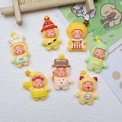 小さな漫画女装リトルスター樹脂アクセサリー手作り diy 携帯電話ケースヘアピンヘッドロープ水カップ靴バックルアクセサリー