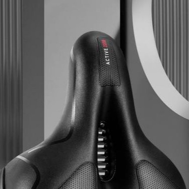 asiento de silicona de bicicleta cojín de asiento de bicicleta de montaña cómodo suave y grueso asiento de silicona universal cinturón de asiento reflectante
