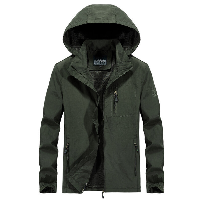 Transfronterizo de venta rápida de Amazon hombre chaqueta casual al aire libre chaqueta grande abrigo de montaña