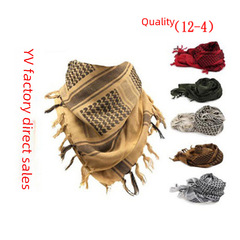 2021阿拉伯方巾男女CS戰術圍巾戶外圍巾頭巾千鳥格軍迷廠家