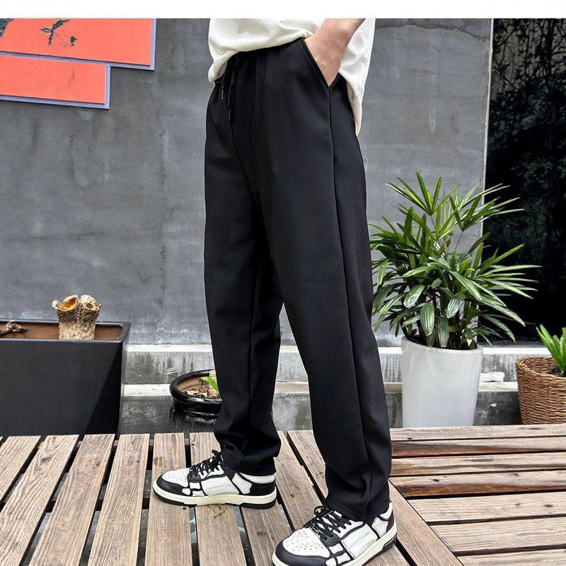 Autumn and Winter Thickened Warm Sports Casual Pants for Men, Suitable for Work, Fleece-Lined, Affordable Thick Pants for Men, Cheap Men's Clothing