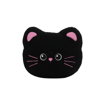 Seat cushion, seat cover | Creative Cartoon Car Seat - particle-cashmere-embroidered-black-cat-headrest