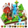 Cross-border quality [Forest Wooden House] 100 particles + color box + storage bag + instruction manual