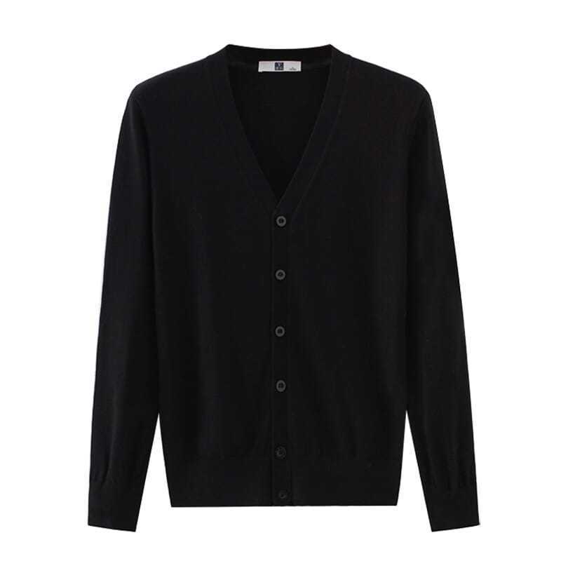 Men's Knitted Cardigan Korean Style Slim Fit Trendy Outerwear Casual Sweater Jacket Men's Thin 2026 Spring and Autumn New Style