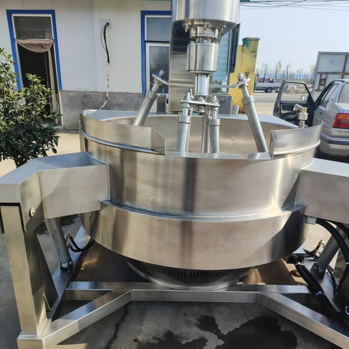 电磁多爪炒菜机 大型炒菜机 行星搅拌温控炒菜机 酱料炒糖炒菜锅