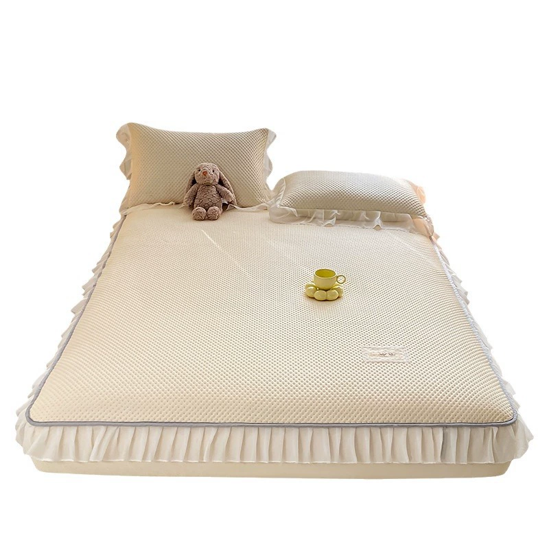 Summer mat, silk sheet, mattress, protective case, bedspread, set, 3 piece set