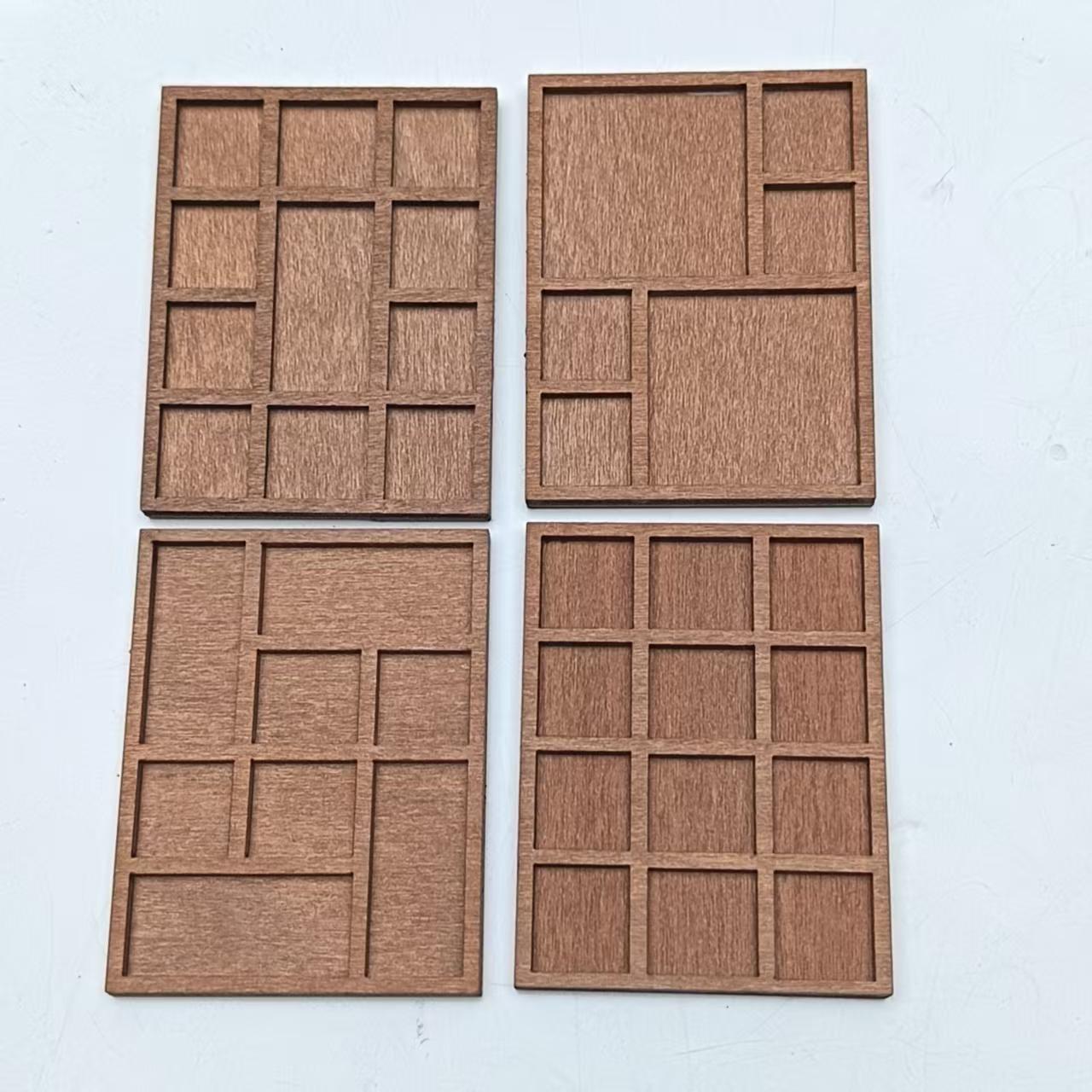 跨境Miniature Trinket Shelf 木质微型饰品架迷你珍藏架古玩架