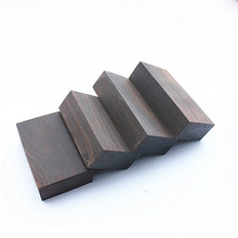 紫光檀木料黑酸枝乌木弓柄料黑色木弓把全木弓料东非黑黄檀垒德株