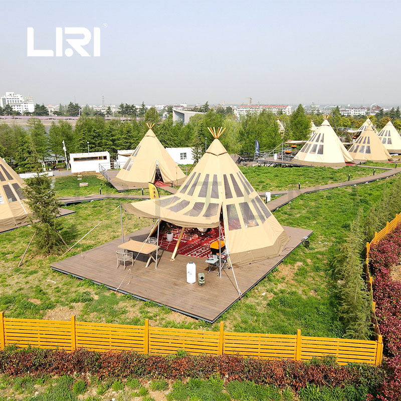 ���չ�ӦҰ��tipi tentsӡ�ڰ�Բ׶��¶Ӫ����ľ�˲�ñ������