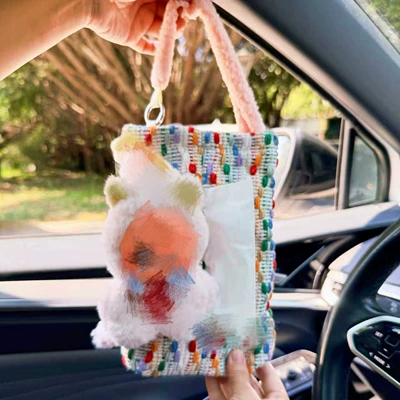 All-Season Universal Car Decoration — Car tissue box/set - four-seasons-cat-lover