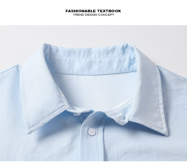 Herren Retro Langarmhemd Einfarbig Lässiges Modisches Oberteil_voghion.com