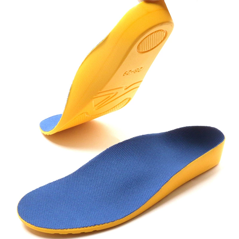 Детская арочная плоскостопия с внутренней и внешней восьмизольная стелька для коррекции стопы вальгусная стелька пятки для коррекции плоскостопы