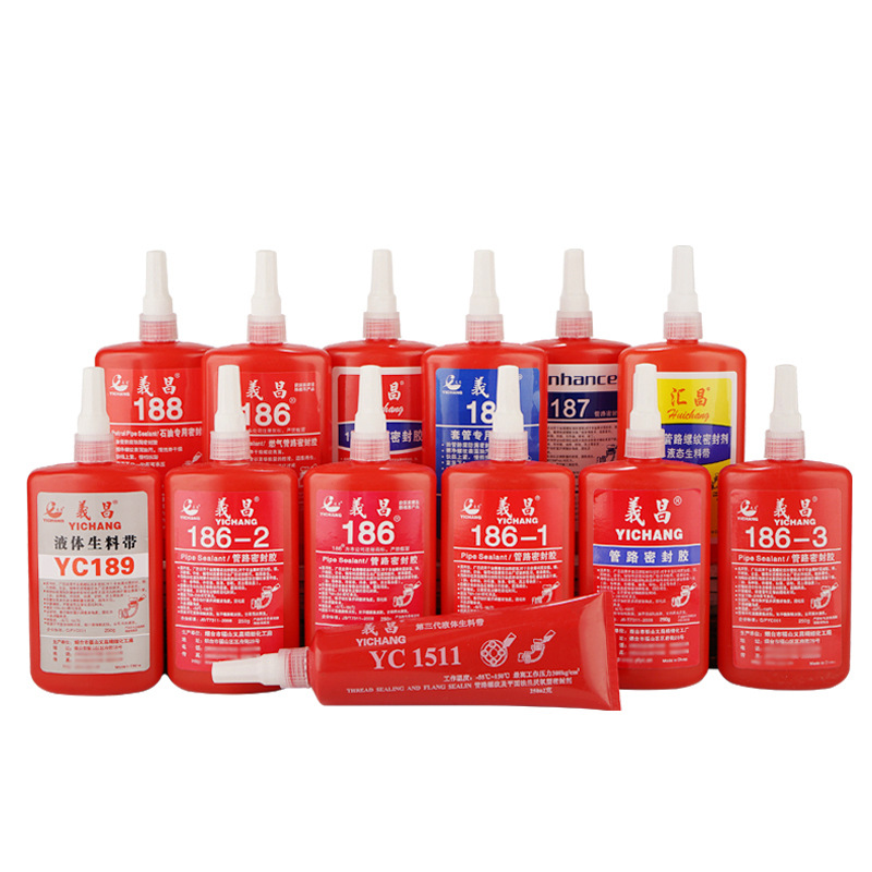 工厂定制186液态液体生料带管道密封强度中高消防水暖管路密封胶