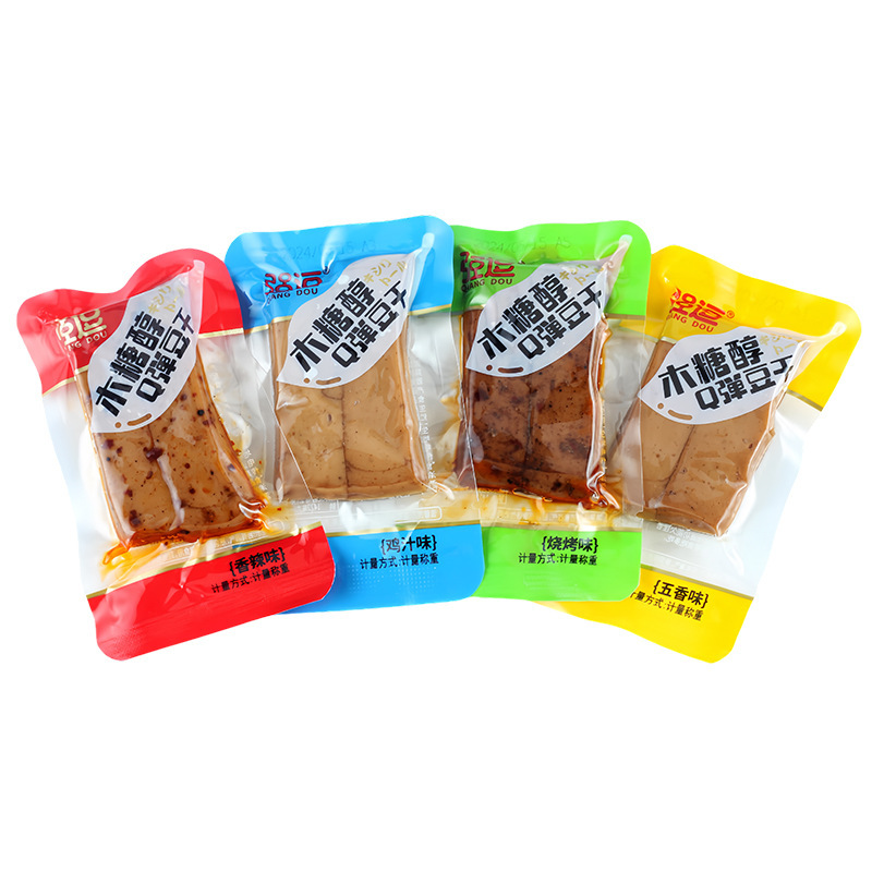 キシリトールQ弾豆乾五香辛焼き味豆腐乾特産小包レジャー間食禁糖人食品|undefined