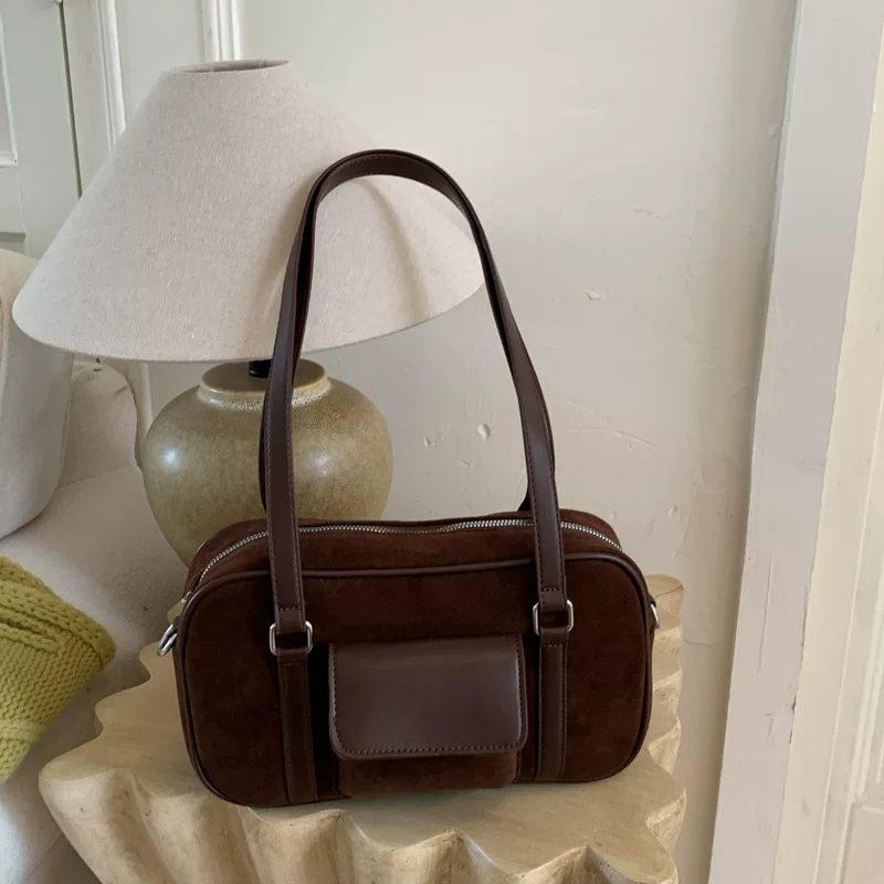 One-Shoulder Bag, Retro Small Design, Compact 28.5×8×15.5 cm, Multiple Colors