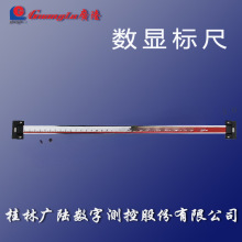 正品桂林广陆数显标尺100/150/200/300/400/500电子横式竖式定位