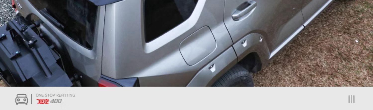 Tank 400 Meika Luggage Rack MK Roof Platform Spotlight Luggage Frame Expansion Decoration Side Ladder Modification Accessories