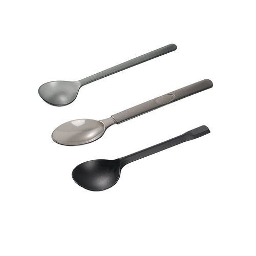 Ancient tea full spoon plastic spoon American knife and fork spoon frosted disposable spoon translucent restaurant commercial
