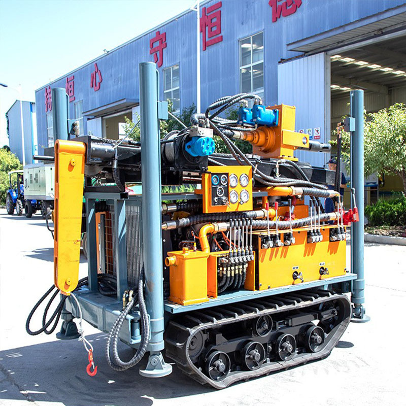 室内小型气动打井机160米入户钻井设备厂房水井钻机快速岩石钻机