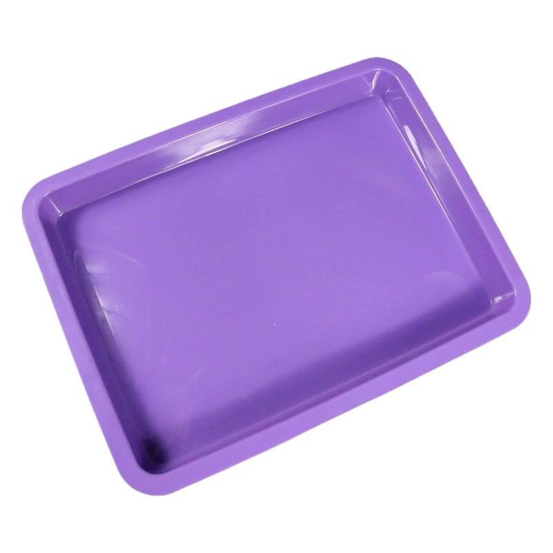 A5 пластиковая тарелка для пищевых продуктов PP материал прямоугольный поддон плавающей воды рисование воды поддон для детского сада