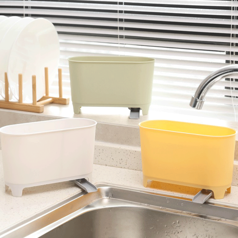 Countertop Trash Can Mini Household Kitchen Food Waste Storage Box Pool Drain Basket Dry and Wet Separation Filter Artifact