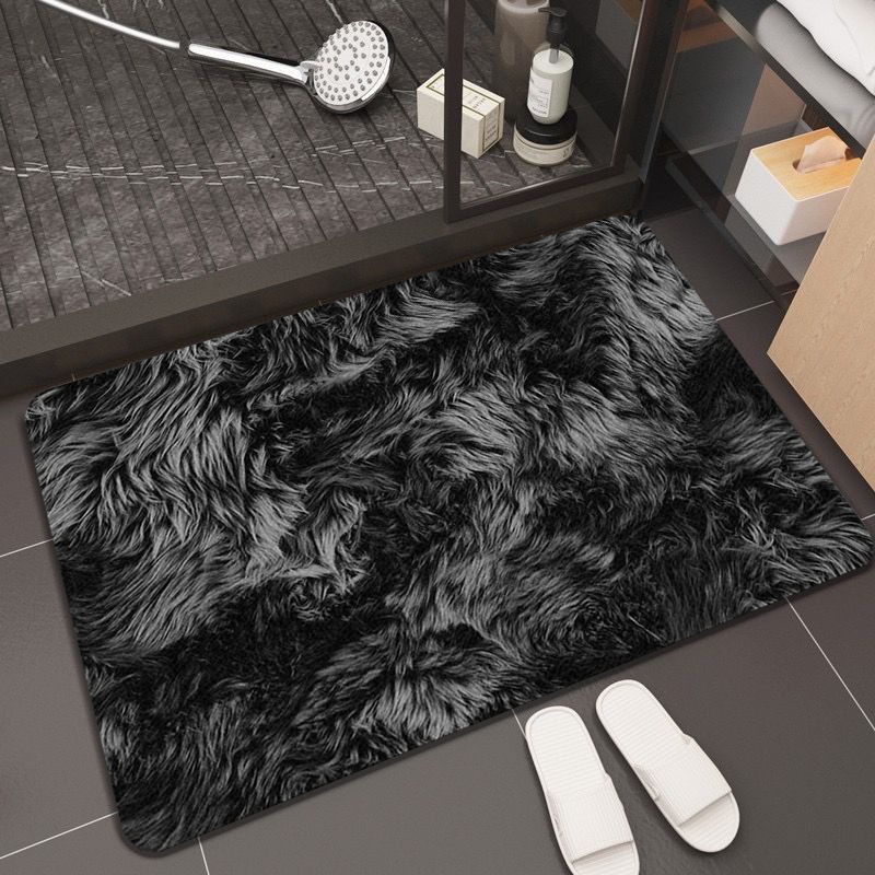 Baño de barro de diatomeas absorción de agua suelo blando de baño de barro de diatomeas puerta de baño anti-deslizante cojín de pies secos rápidos