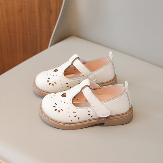 Spring and Autumn 2024 New Children's Soft-soled Single-layer Shoes Baby Princess Shoes Girls' Casual Soft-soled Leather Shoes Boys Leather Shoes